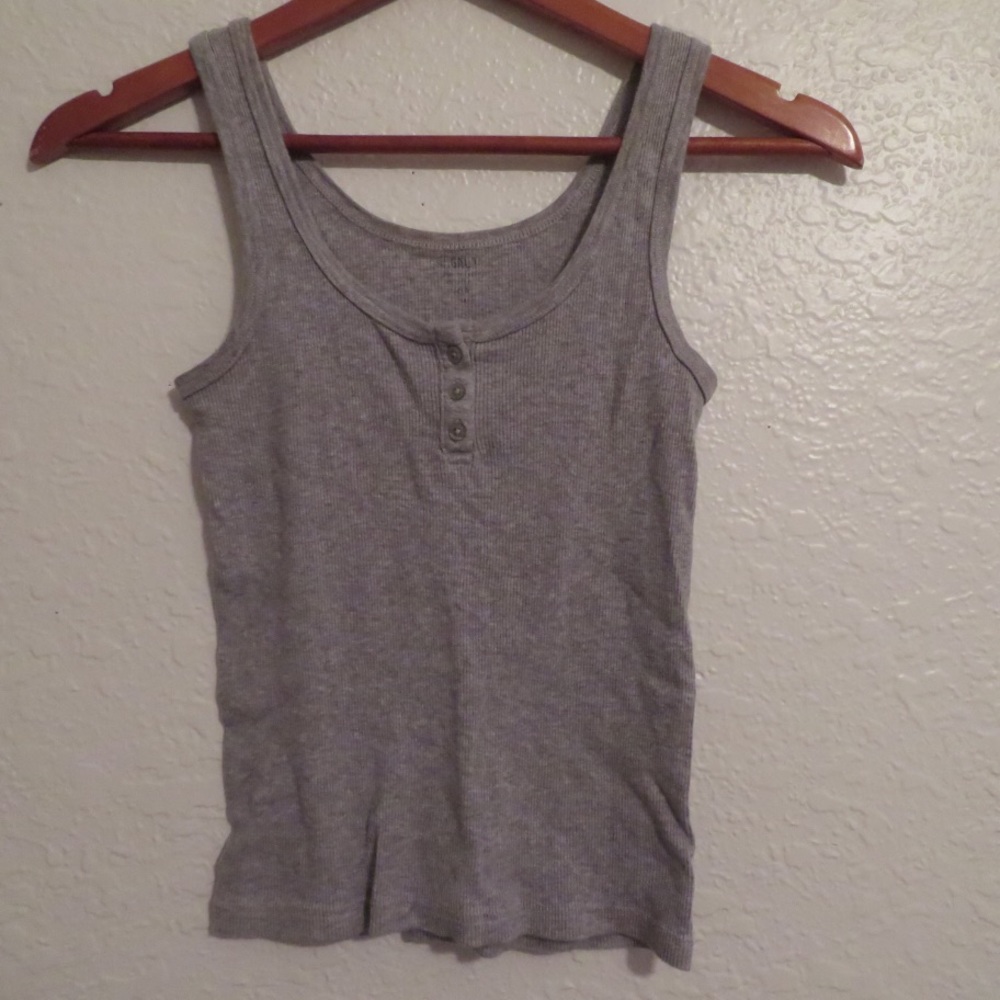 John Galt Grey Tank Top